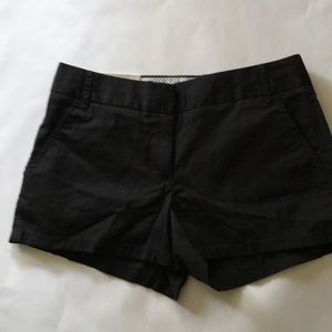 J Crew Black 3 inch short